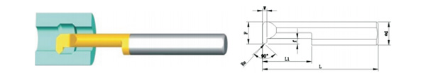 Inner diameter grooving tools-MTV type