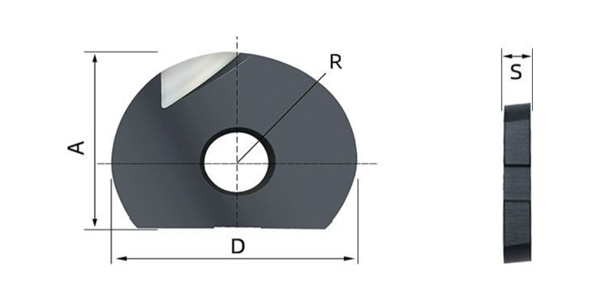 P3200 Ball Nose Mill Insert